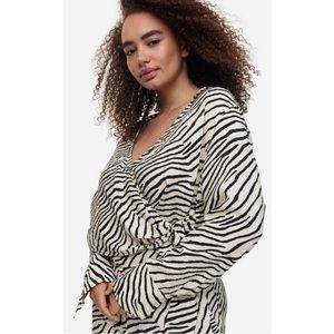 H&M ~ Wrapover Crop Blouse (NWT)